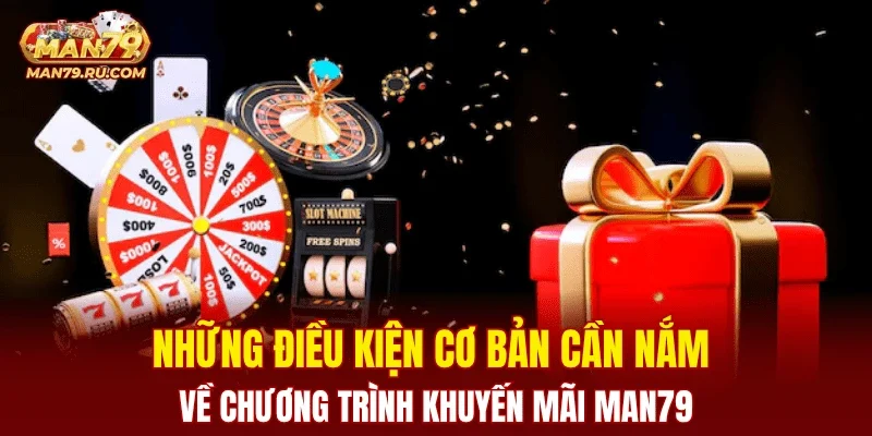 Những điều kiện cơ bản cần nắm về chương trình khuyến mãi MAN79